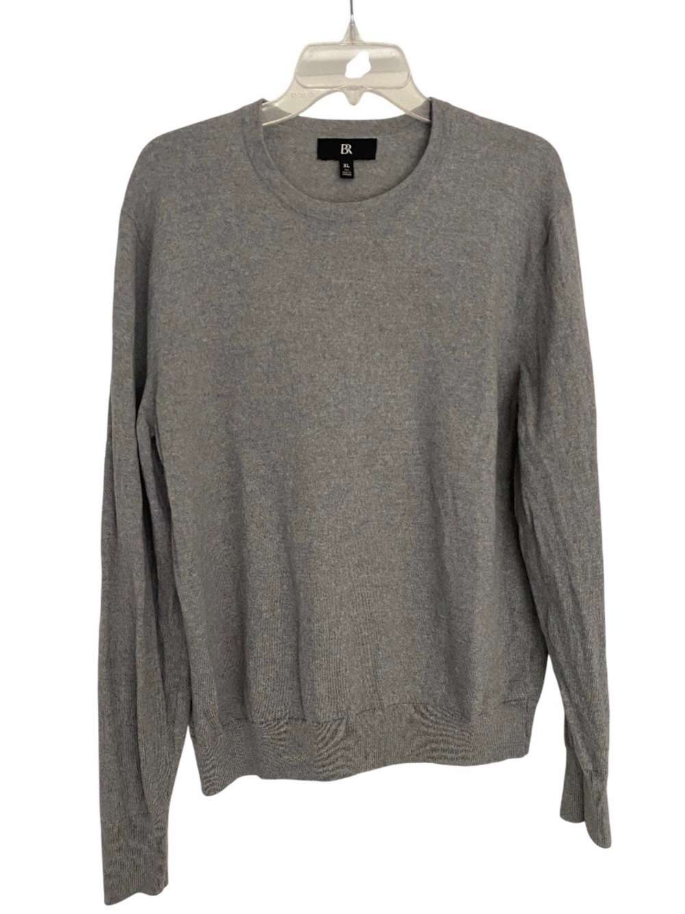 Banana Republic Gray Merino Wool Crewneck Sweater
